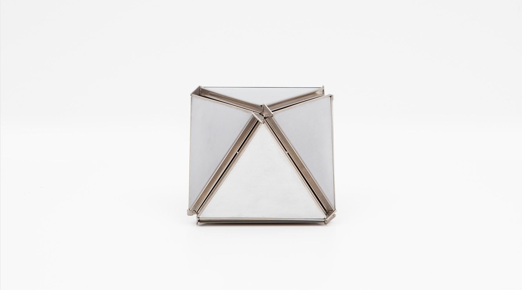 American 1970s Aluminum Sculpture by Buckminster Fuller