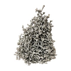 1970s Aluminum Spill Cast Sculpture