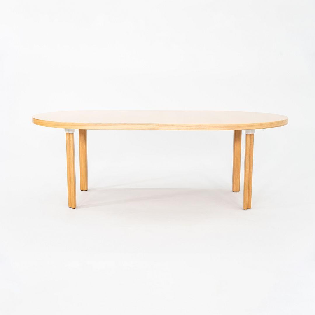 1970s Alvar & Aino Aalto for Artek H Leg Extension Dining Table in Beech For Sale 4