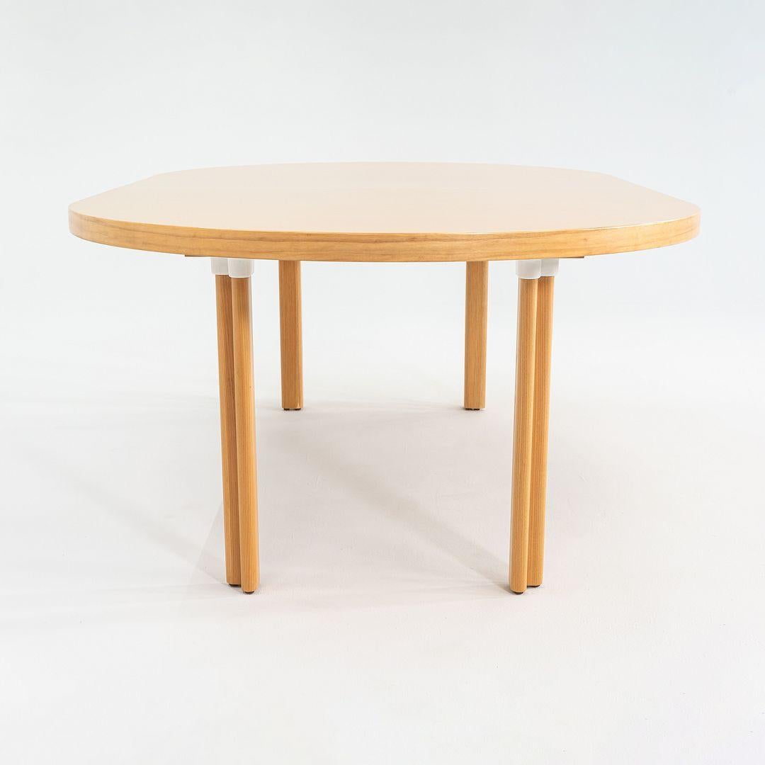 1970s Alvar & Aino Aalto for Artek H Leg Extension Dining Table in Beech For Sale 6
