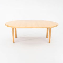 Table de salle à manger à rallonge en hêtre Alvar & Aino Aalto pour Artek H Leg des années 1970
