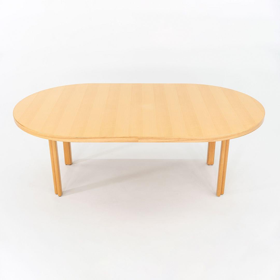 Late 20th Century 1970s Alvar & Aino Aalto for Artek H Leg Extension Dining Table in Beech For Sale