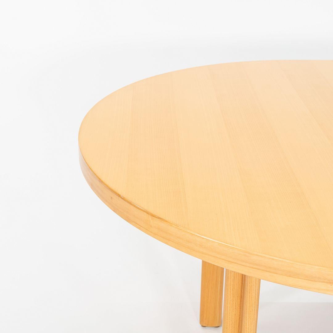 1970s Alvar & Aino Aalto for Artek H Leg Extension Dining Table in Beech For Sale 1