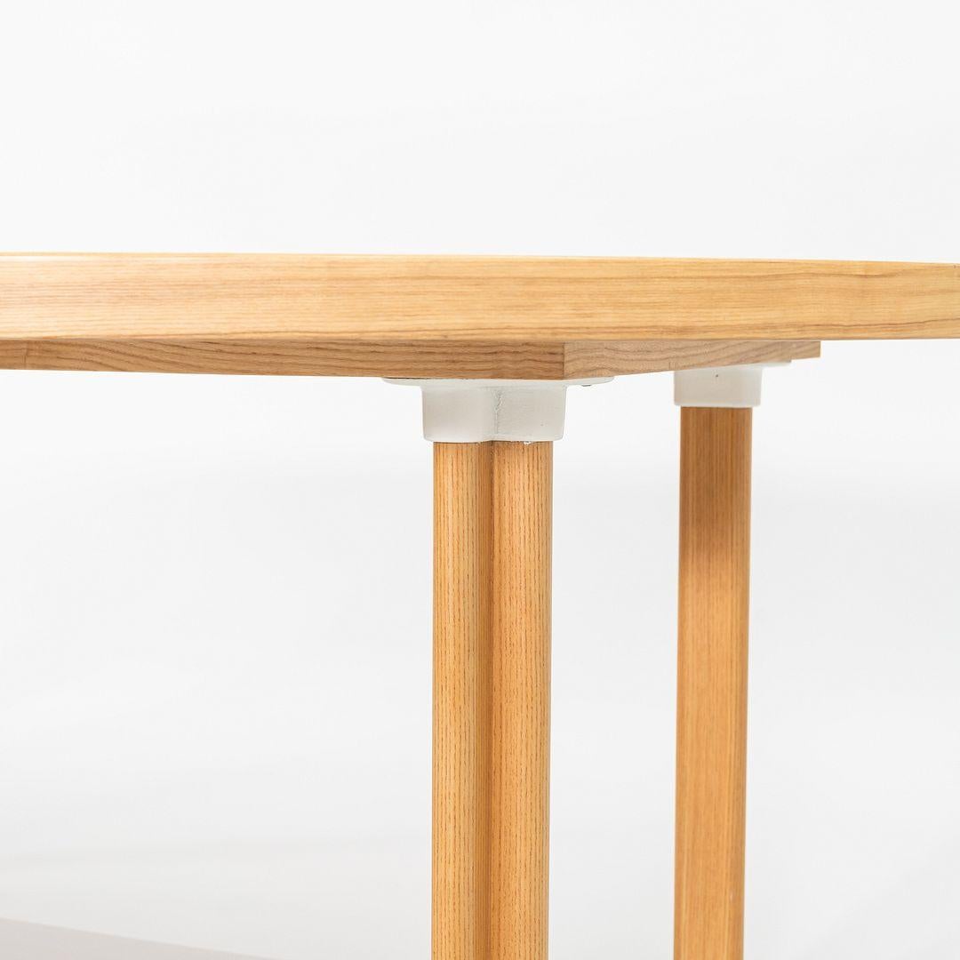 1970s Alvar & Aino Aalto for Artek H Leg Extension Dining Table in Beech For Sale 3