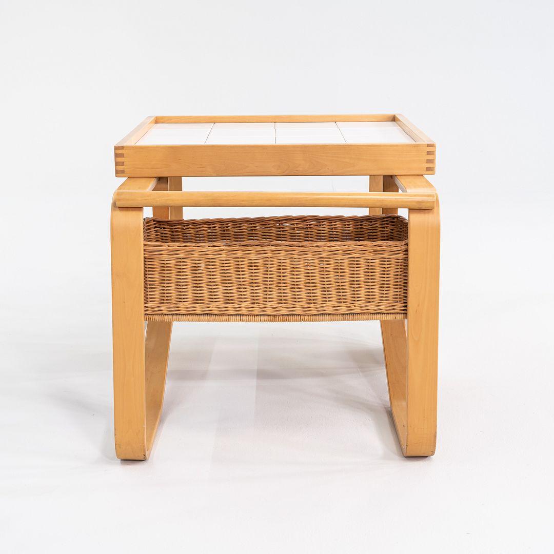 Carro de té de los años 70 Alvar Aalto y Aino Aalto para Artek en abedul con azulejos de cerámica en venta 2