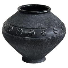 Vase en poterie Sgraffito des années 1970 Alvino Bagni pour Raymor