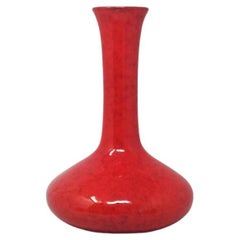 1970s Amazing Italian Space Age Red Vase