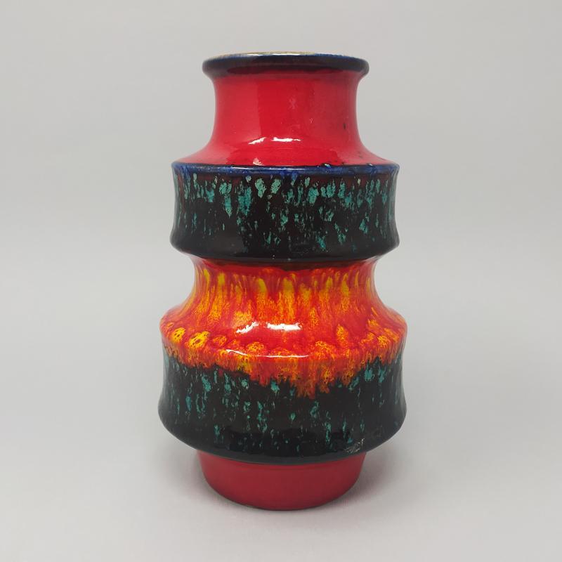 Amazing vintage original Scheurich ceramic vase in excellent condition.
This vase is rare
diameter 4,72