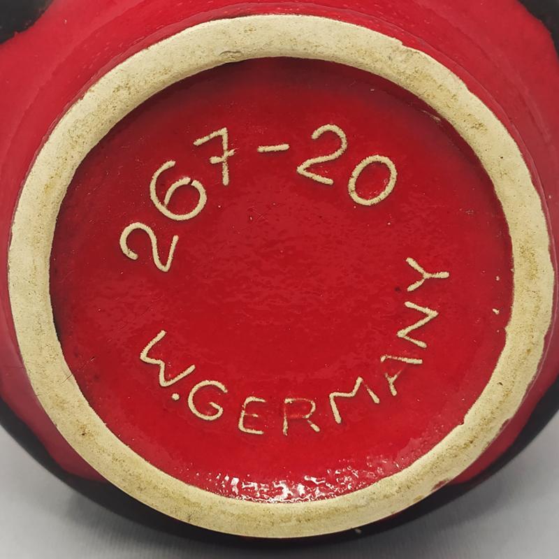 Ceramica Vaso Scheurich originale e d'epoca degli anni Settanta in vendita