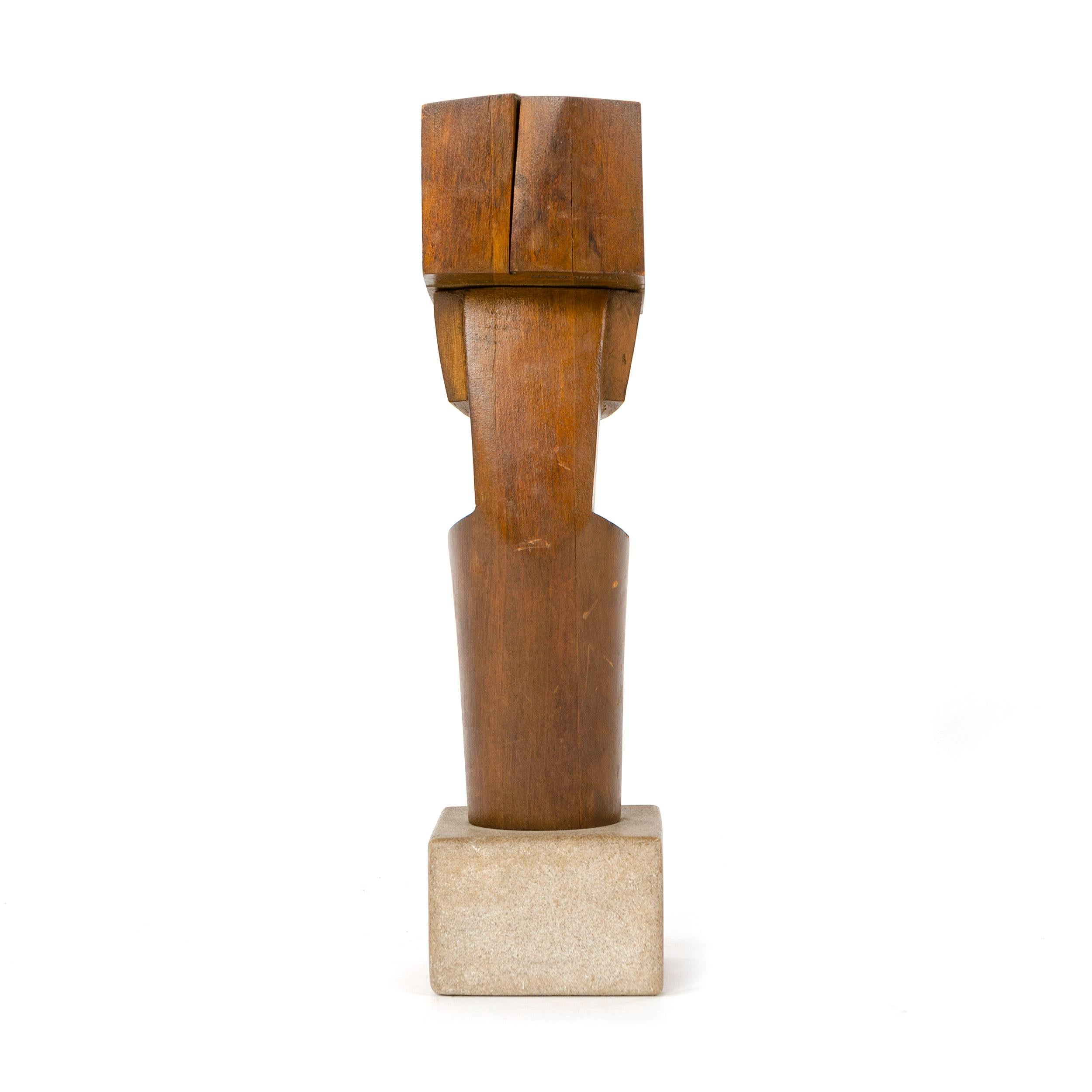 Late 20th Century 1970s American Abstract Sculptural Bust by William Sildar