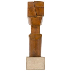 1970s American Abstract Sculptural Bust by William Sildar