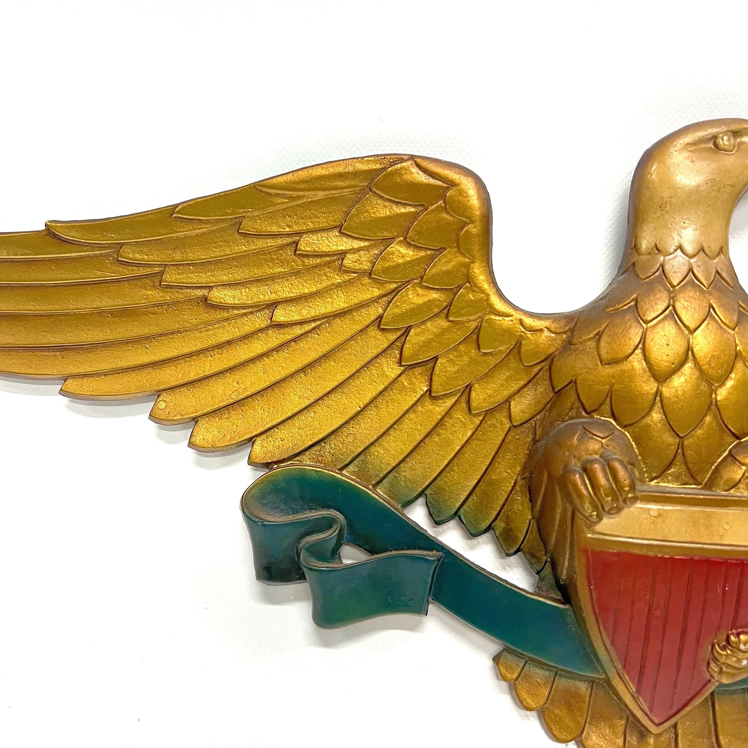 Late 20th Century 1970’s American Bald Eagle Wall Plaque