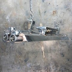 lampe tubulaire antidéflagrante en fonte d'aluminium Crouse Hinds / Pauluhn des années 1970