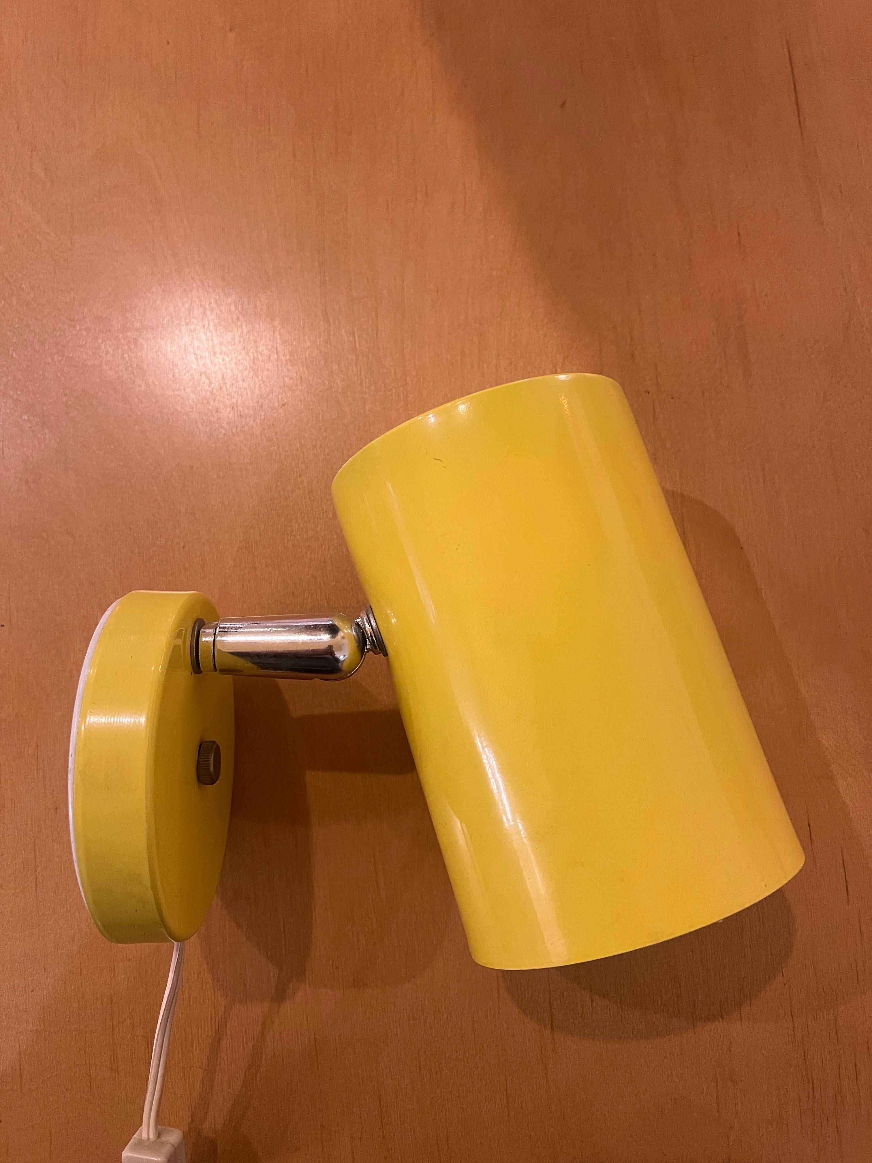 Smaltato Lampada da parete multidirezionale americana del 1970, metà secolo, A Space AGE in vendita