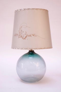 1970s American Studio Craft Blown Glass Lamp by Richard Harkness