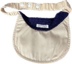 1970 Andre Courreges Logo Ivory Visor Cap