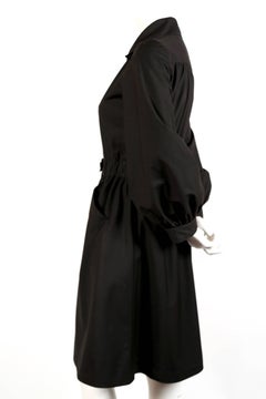 1970's ANDRES COURREGES black trench coat