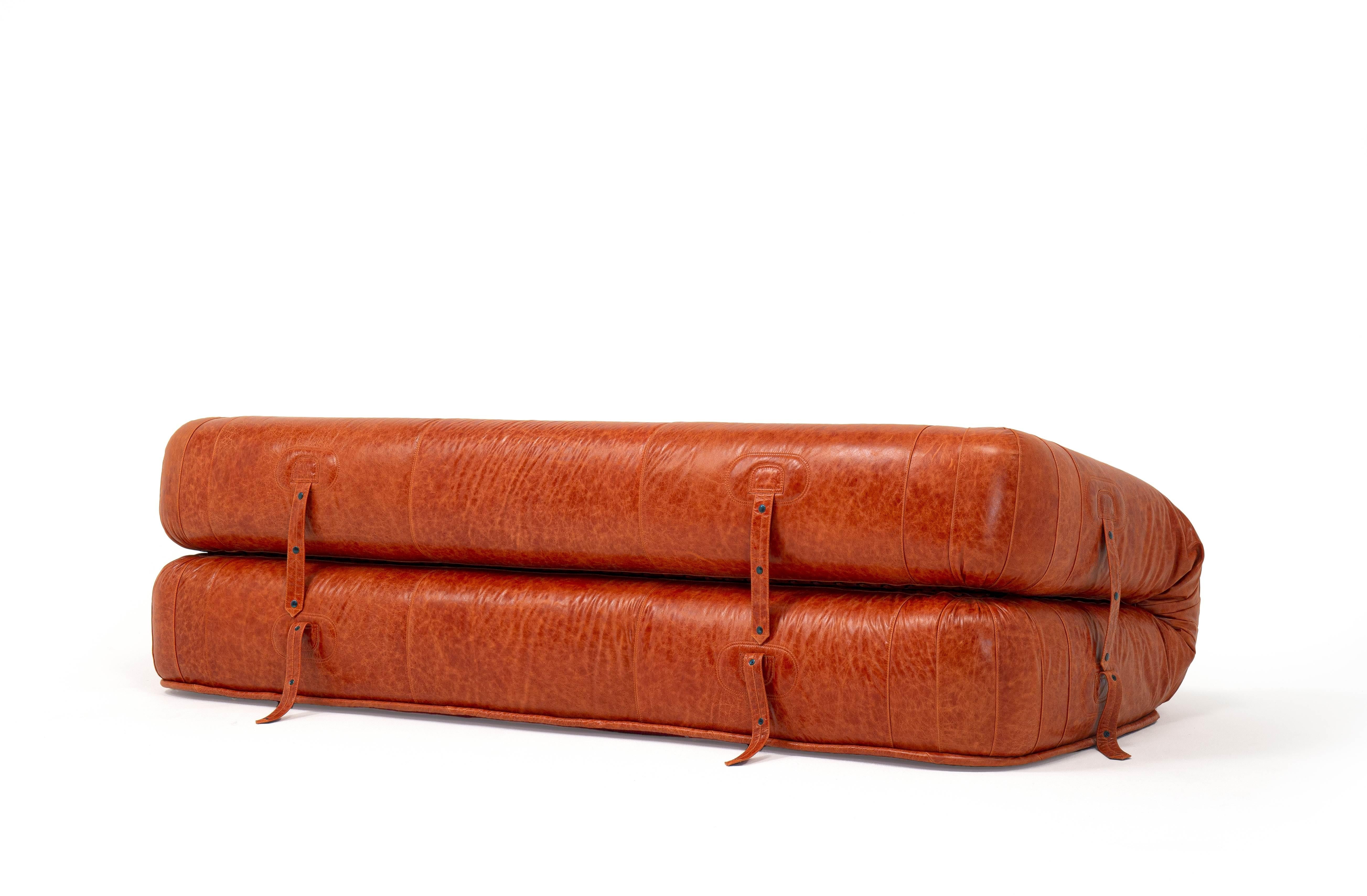 leather fold down sofa bed