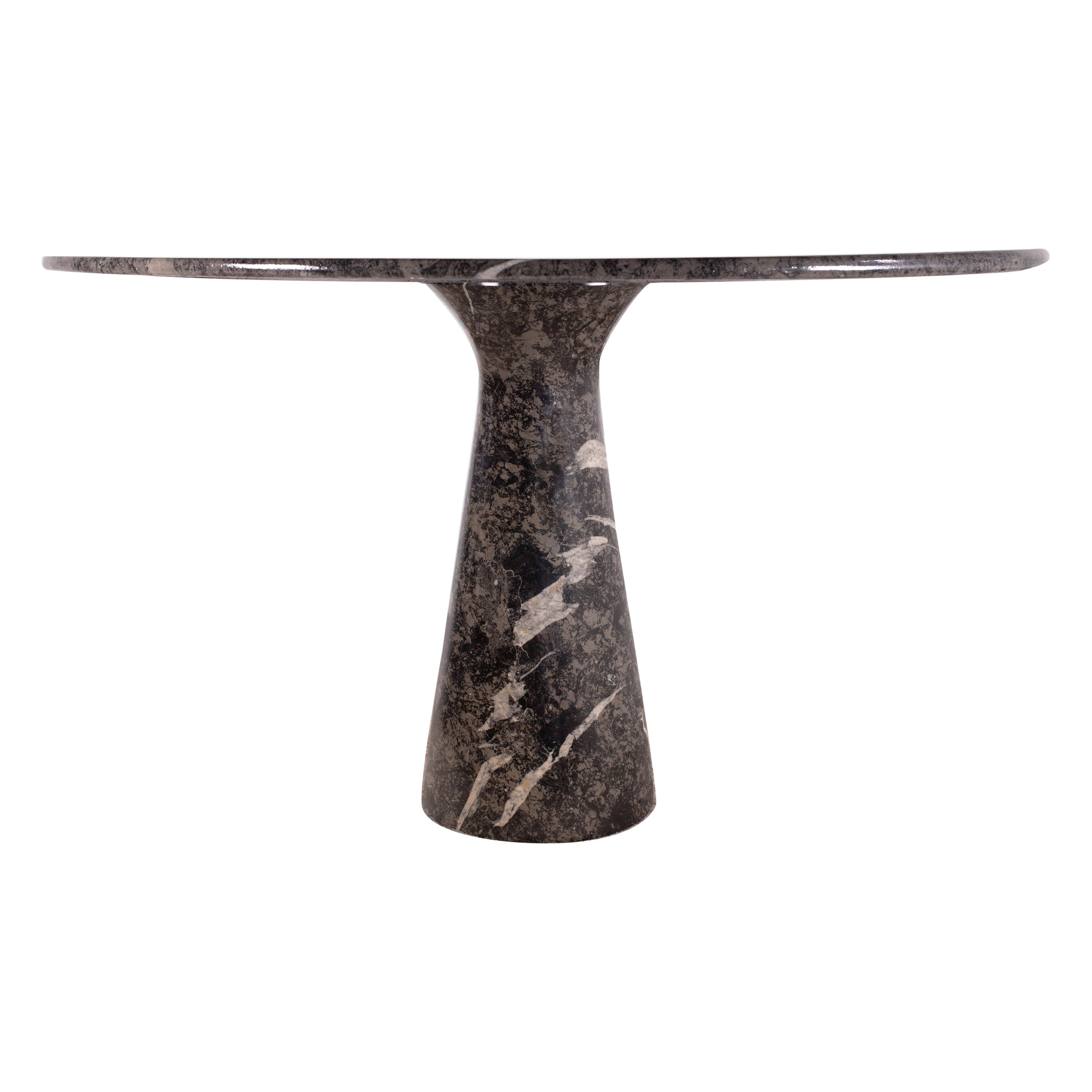 1970s Angelo Mangiarotti Dining Table in Fior Di Bosco Marble for Skipper, Italy