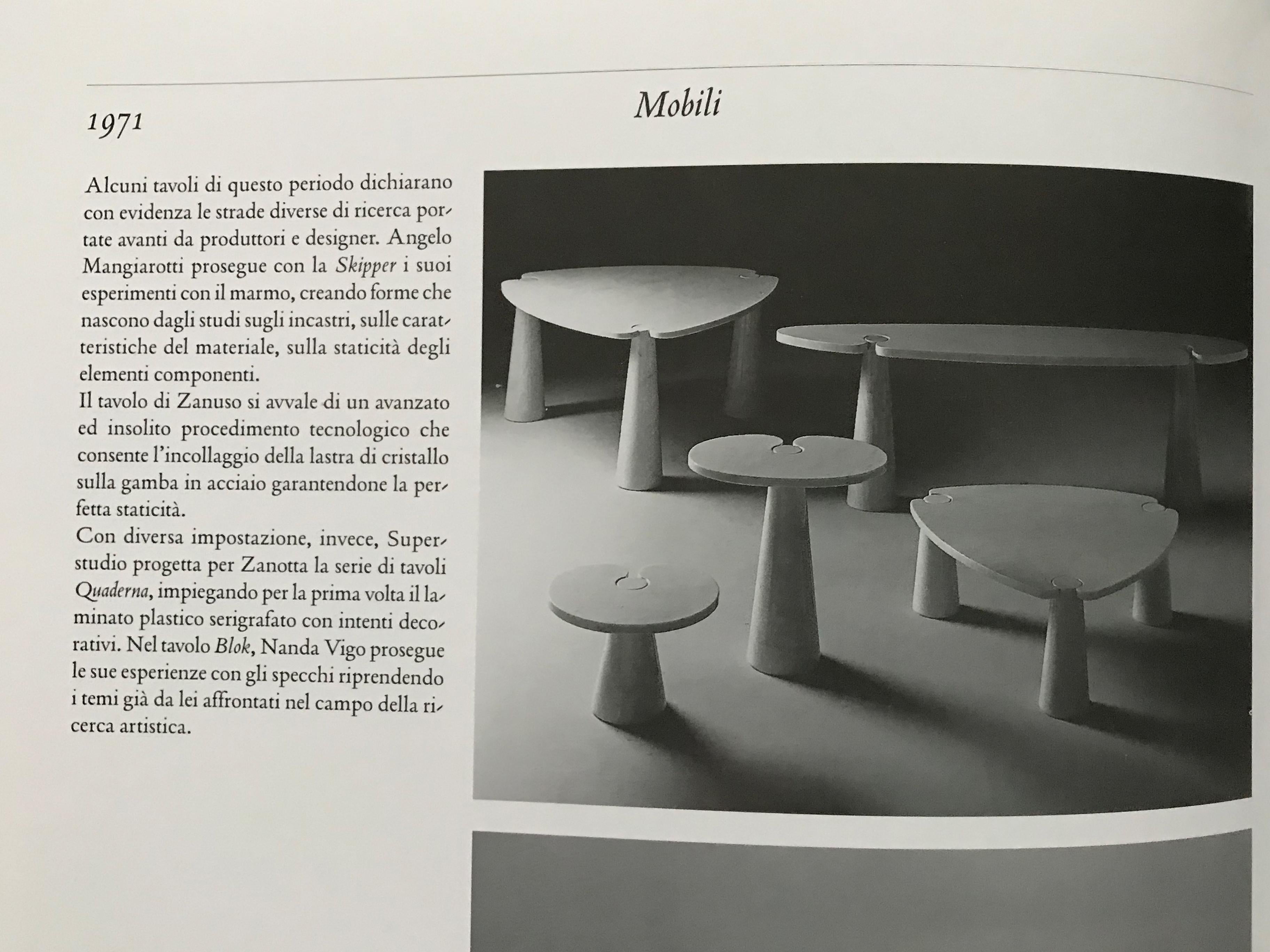 1970s Angelo Mangiarotti Italian Marble Tables Serie Eros for Skipper 4