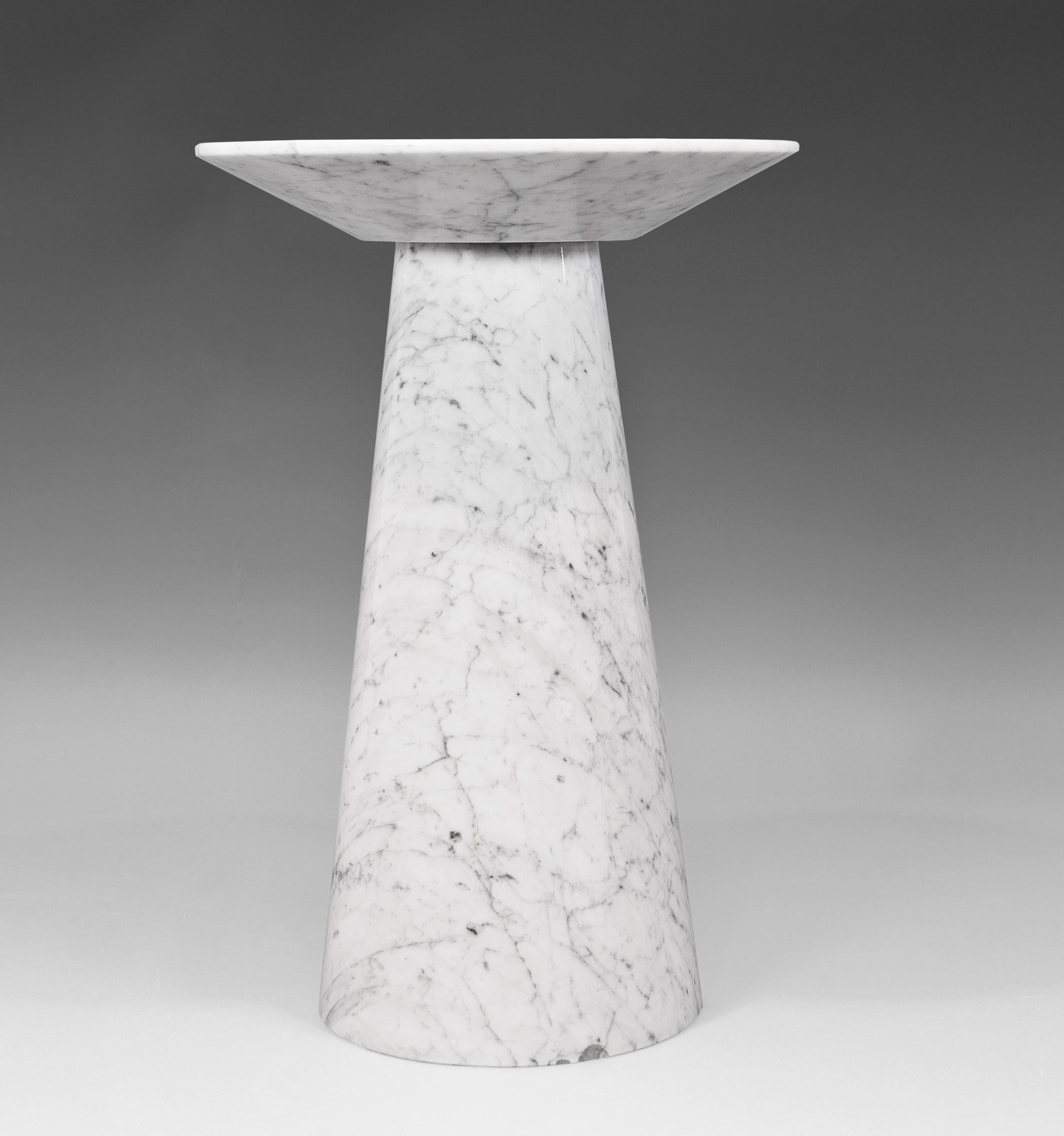 Italian 1970s Angelo Mangiarotti Marble Dining Table For Sale