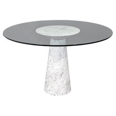 1970's Angelo Mangiarotti Marble Dining Table