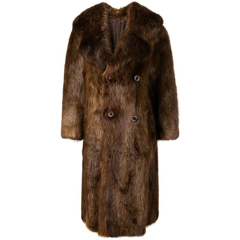 1970s A.N.G.E.L.O. Vintage Cult Beaver Fur Coat For Sale at 1stDibs