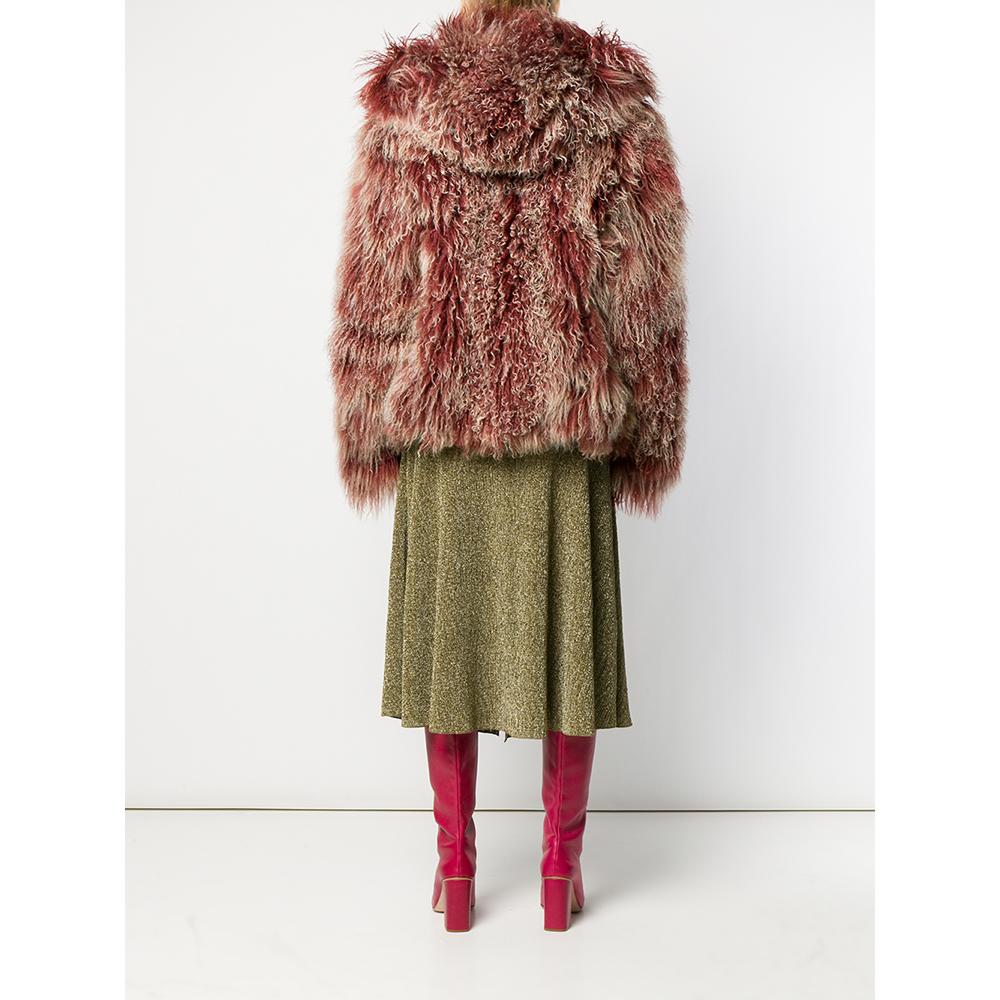 Brown 1970s A.N.G.E.L.O. Vintage Cult Mongolia Fur