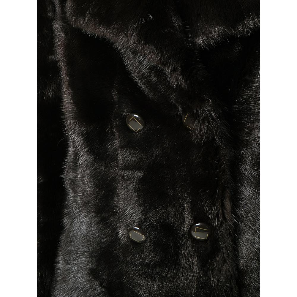Black 1970s A.N.G.E.L.O. Vintage Cult Nutria Fur Coat