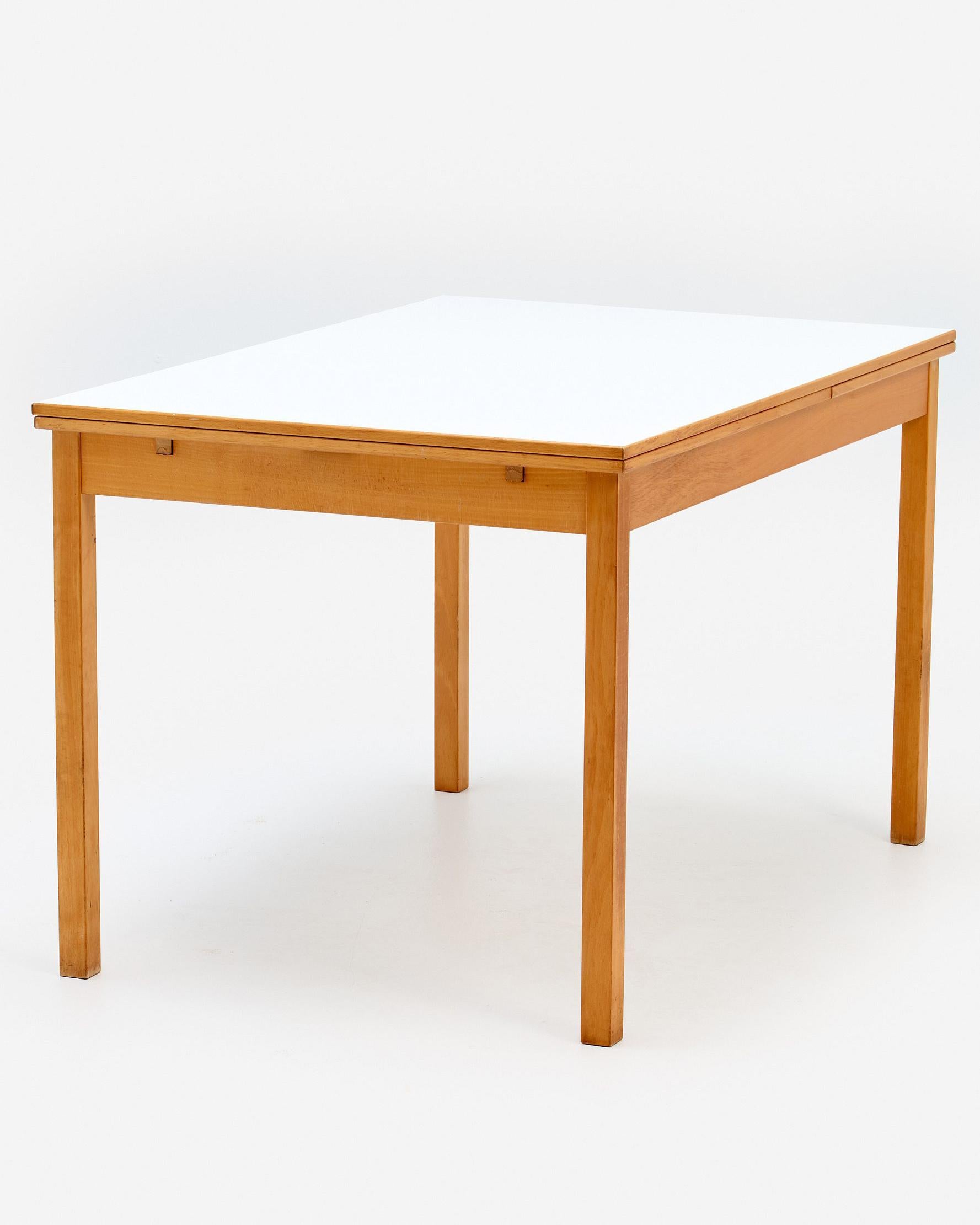 1970er Ansager Mobler Ausziehbarer Esstisch (Formica) im Angebot