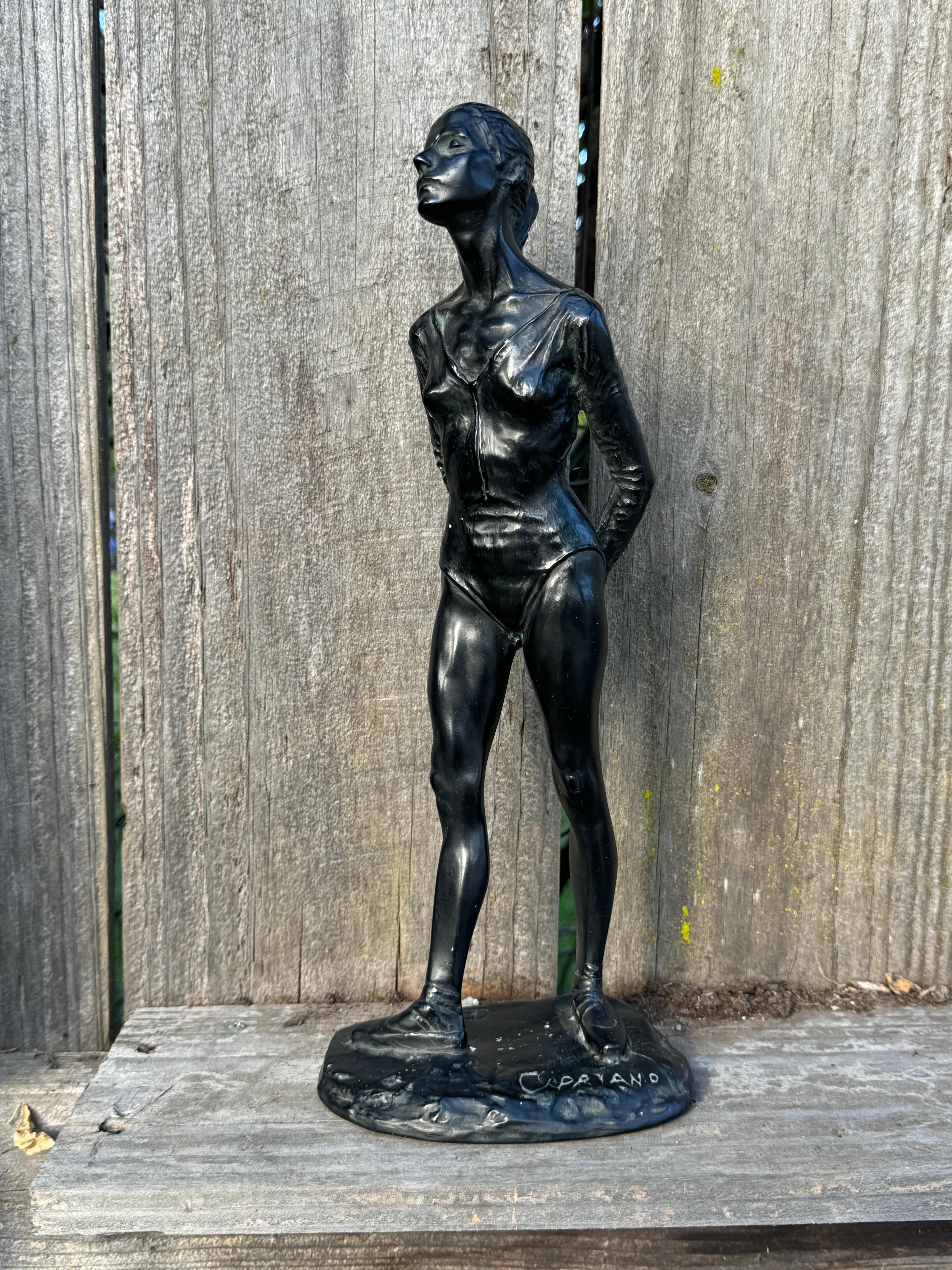 Neoclassical 1970's Anthony Cipriano Ballerina Sculpture For Sale
