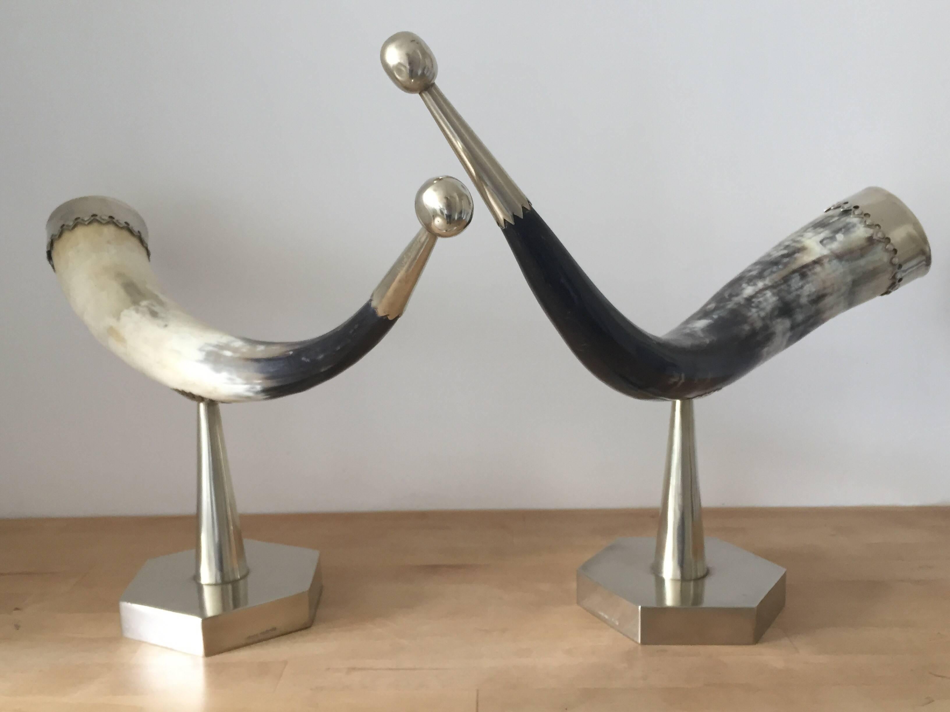 Late 20th Century 1970s Anthony Redmile Mounted Horns For Sale