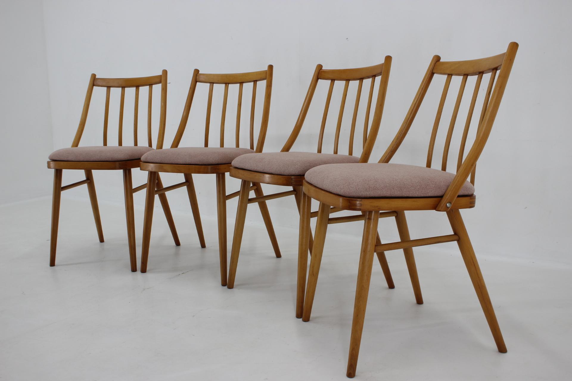 - repolished 
- newly upholstered 
- height of set 46 cm.
