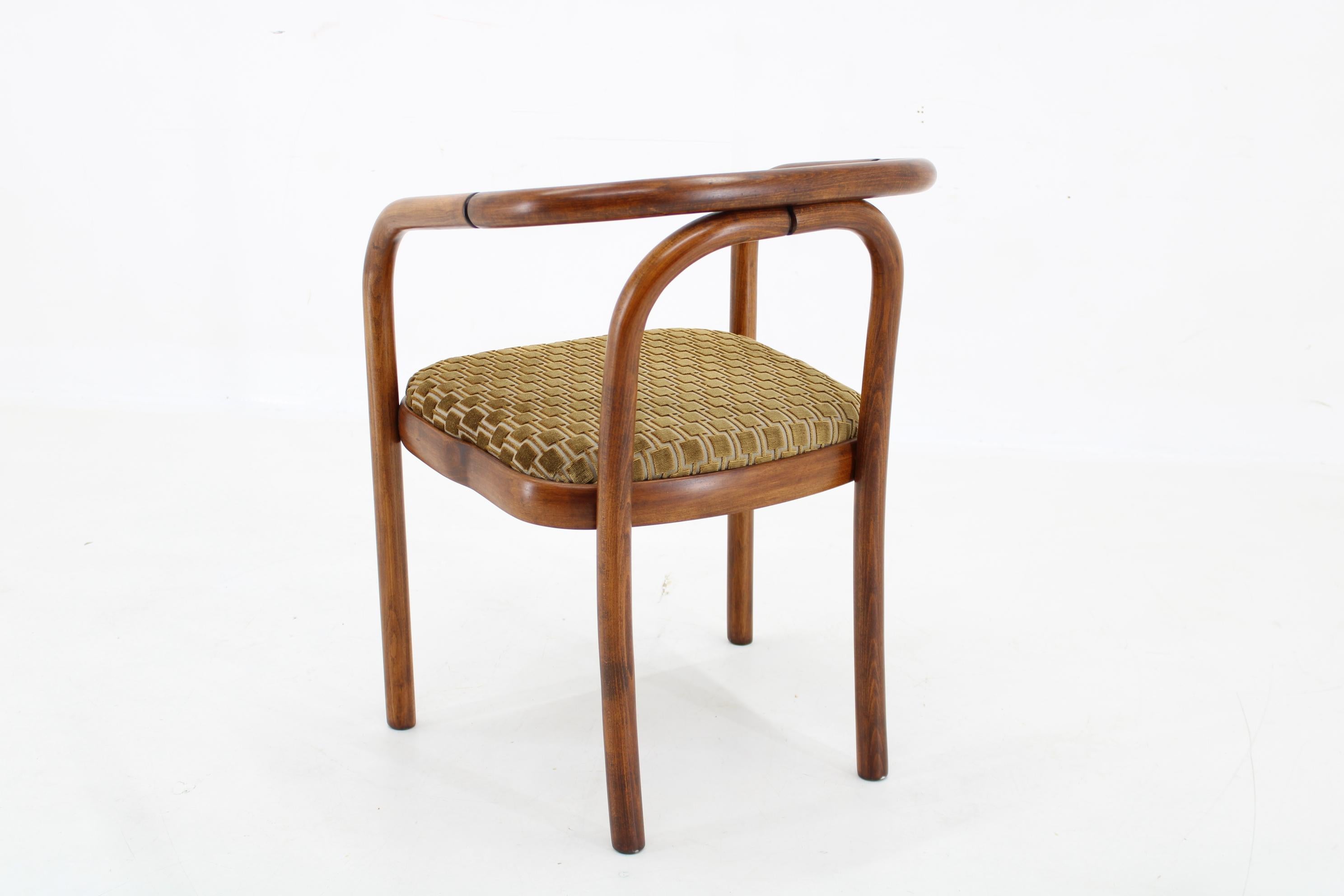 Late 20th Century 1970s Antonin Suman Chair by TON in Kirkby Fabric  For Sale