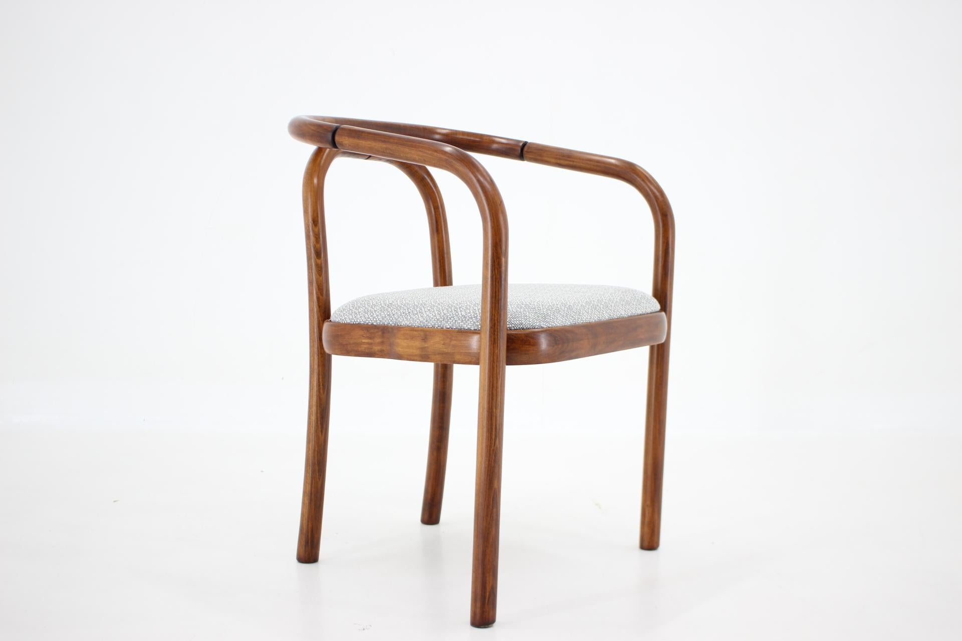 1970s Antonin Suman Dining Chair by Ton in Kirkby Fabric Up to 18pieces In Good Condition In Praha, CZ