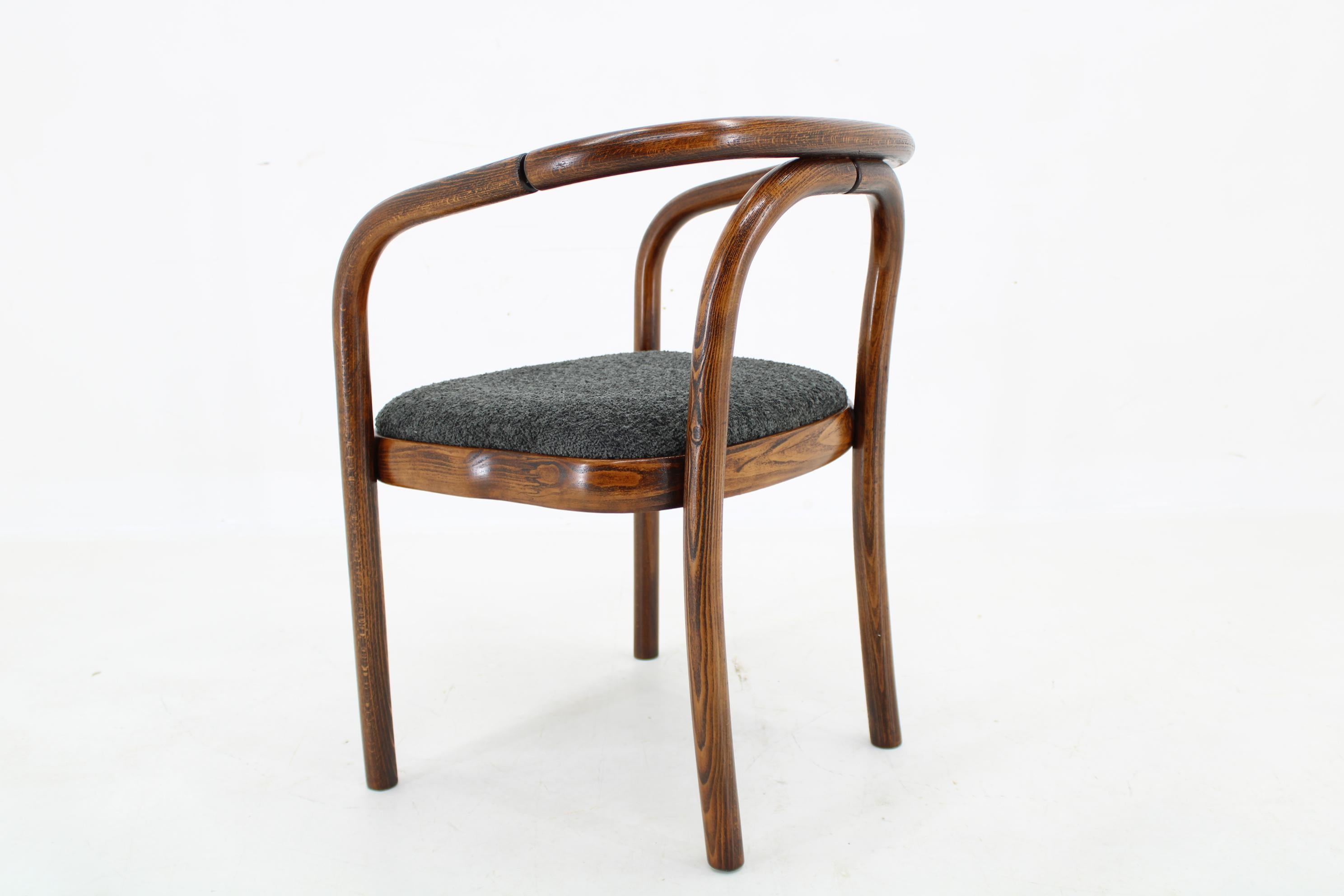 Wood 1970s Antonin Suman Set of Four Dining Chair by TON For Sale