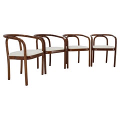 1970s Antonin Suman Set of Four Dining Chair by TON