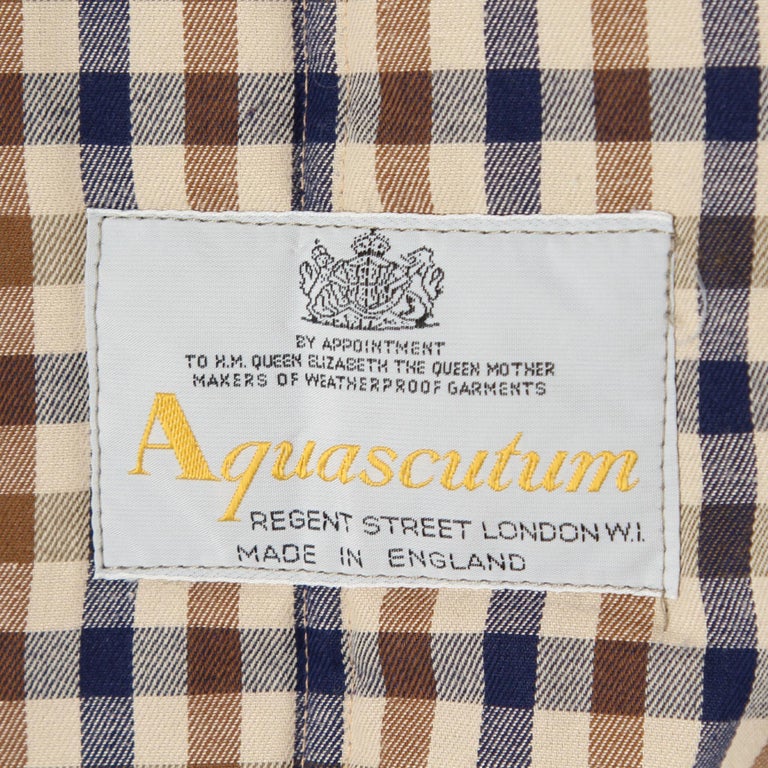 1970s Aquascutum Grey Coat For Sale at 1stDibs