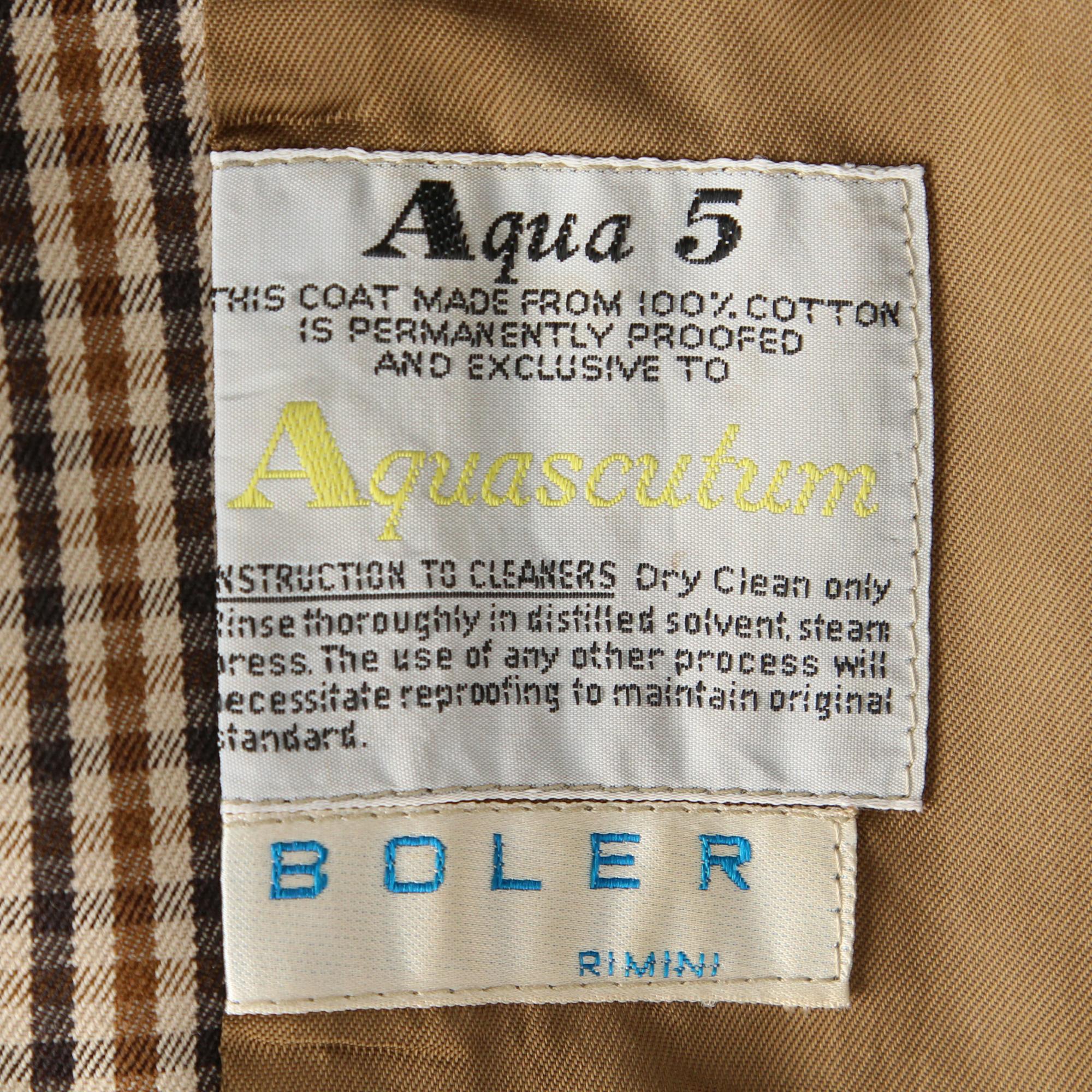 1970s Aquascutum Vichy Trench Coat 5