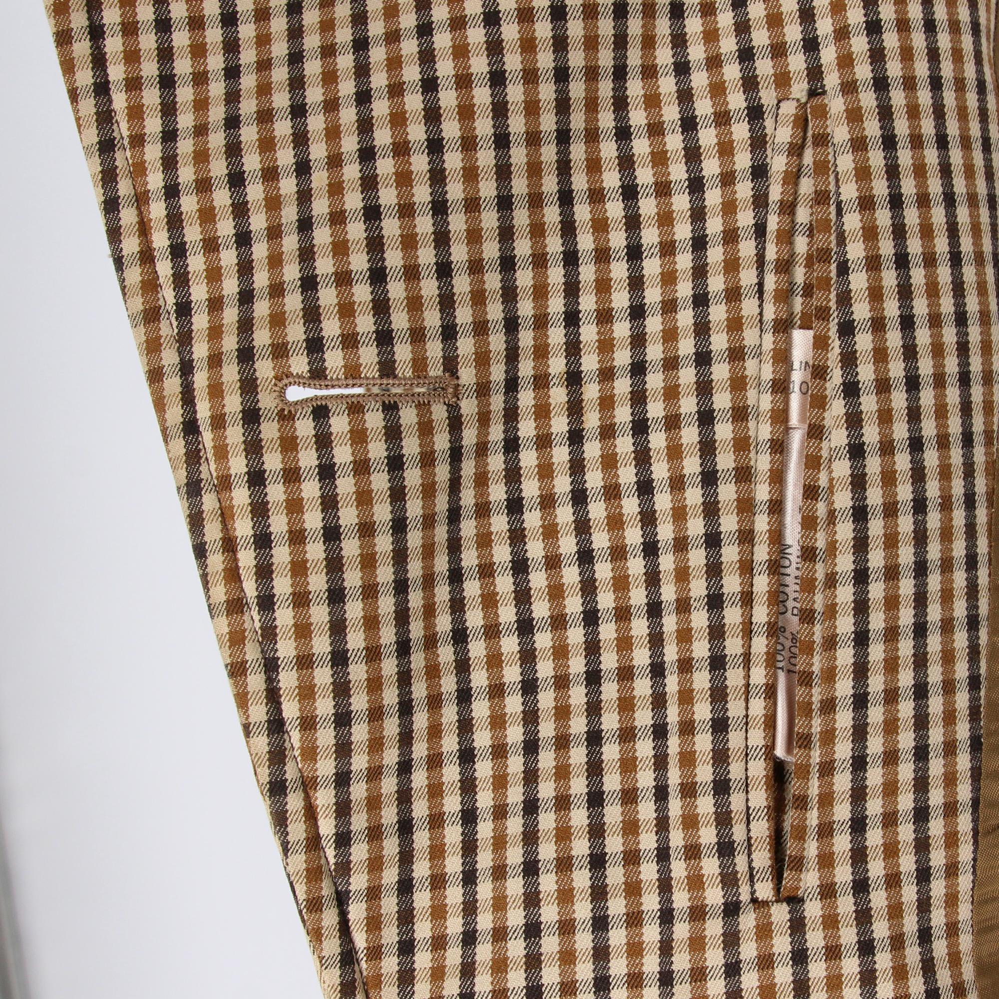 1970s Aquascutum Vichy Trench Coat In Good Condition In Lugo (RA), IT