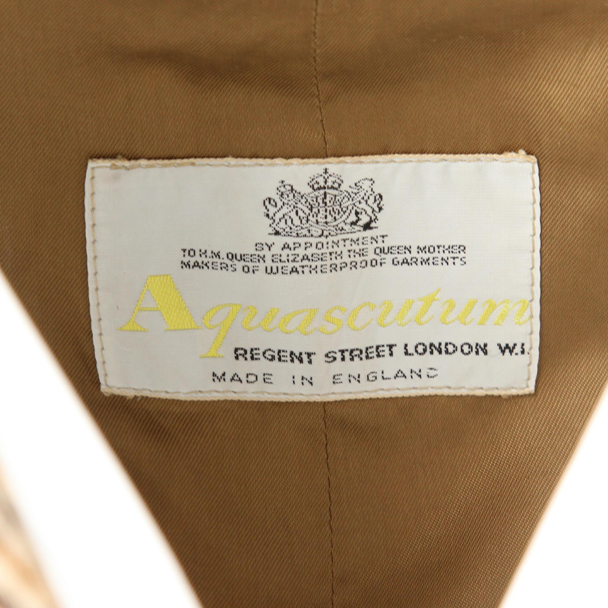 1970s Aquascutum Vichy Trench Coat 4