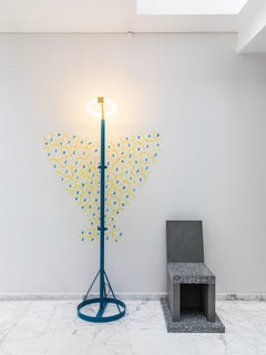 Lámpara de pie Arcangelo Metropolitano, años 70, de Ugo La Pietra