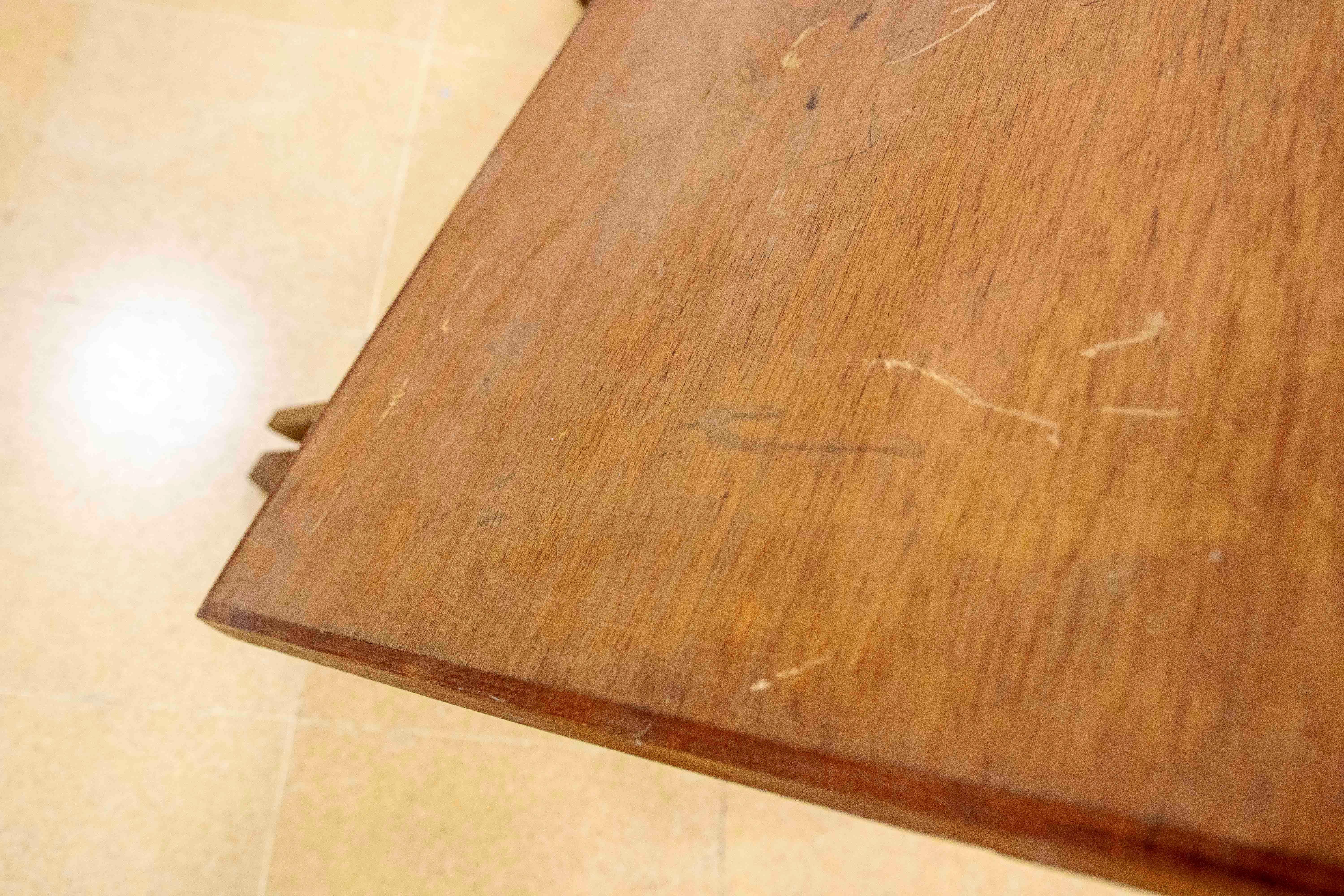 1970s Architect's Wooden Folding Table For Sale 5