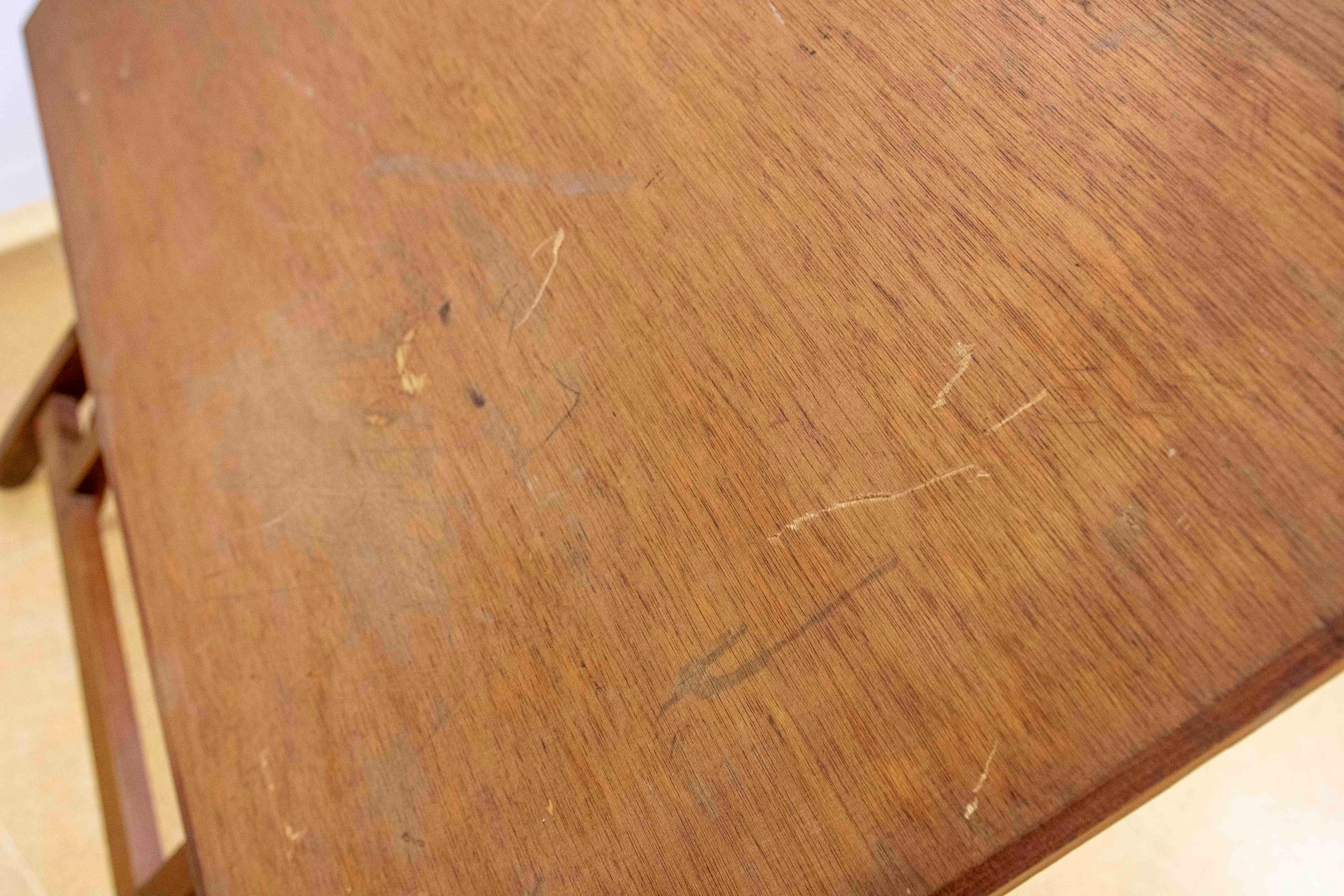 1970s Architect's Wooden Folding Table For Sale 13
