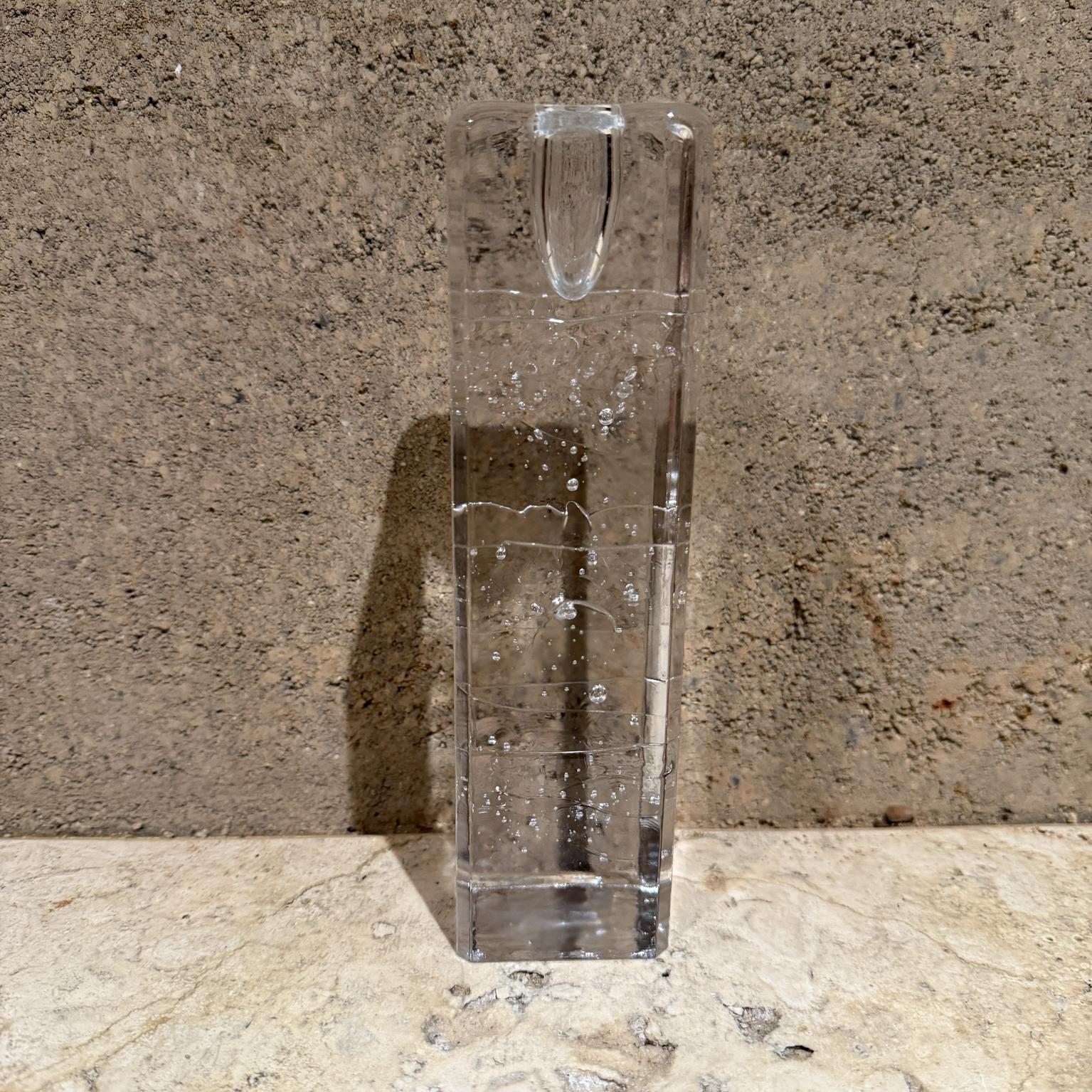 Portacandele Arkipelago anni '70 in vetro Icicle Timo Sarpaneva Iittala Finlandia in vendita 5