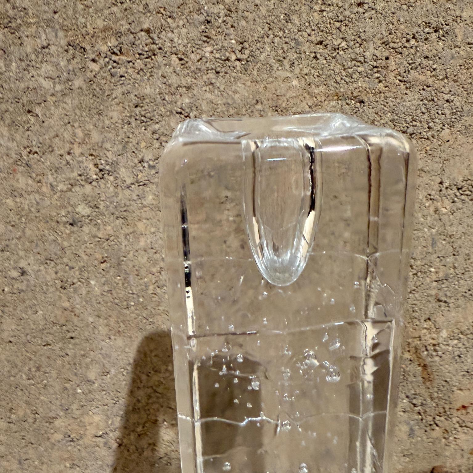 Portacandele Arkipelago anni '70 in vetro Icicle Timo Sarpaneva Iittala Finlandia in vendita 9