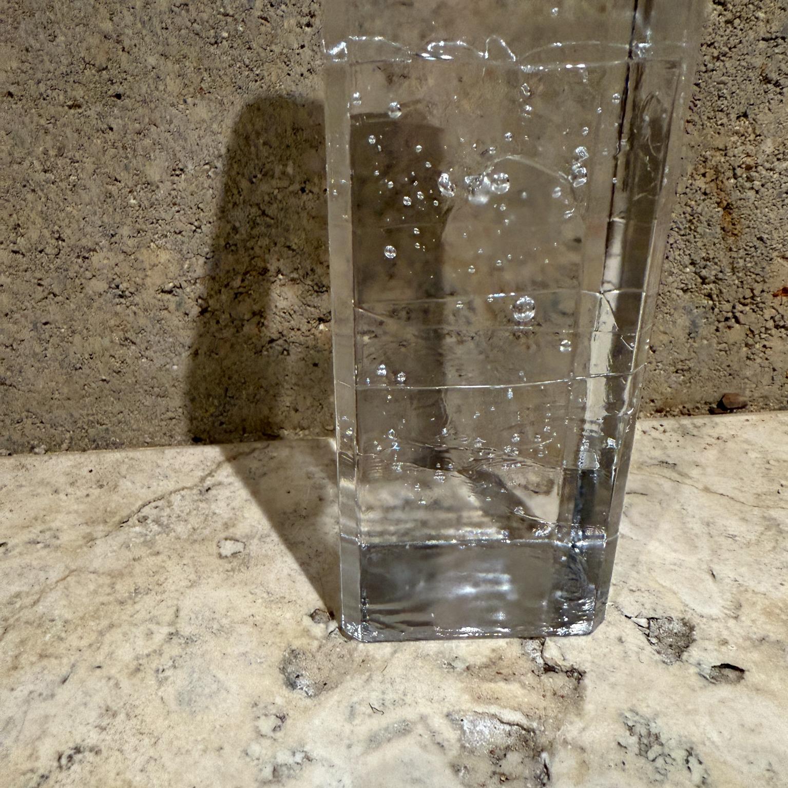Portacandele Arkipelago anni '70 in vetro Icicle Timo Sarpaneva Iittala Finlandia in vendita 10