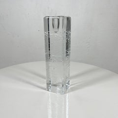 1970s Arkipelago Glass Icicle Candle Holder Timo Sarpaneva Iittala Finland