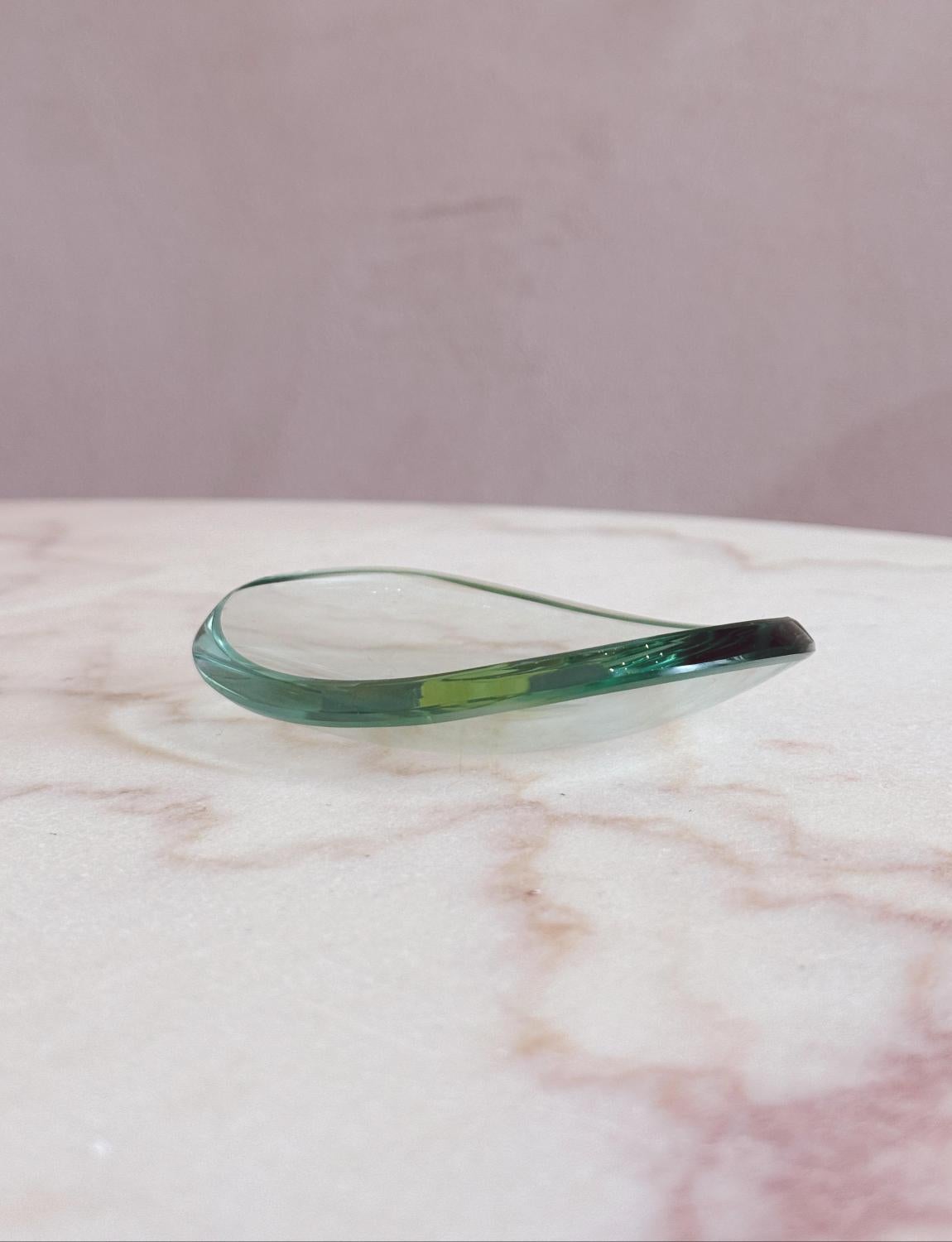 1970er Armando Poggi Italienische Glasschale im Zustand „Gut“ im Angebot in Florence, Tuscany