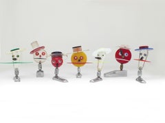 Años 70 Armando Testa Italia uno de los Siete Prototipo de Figura